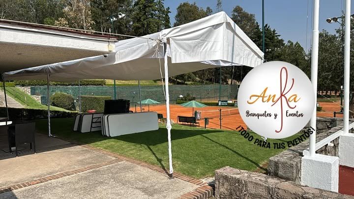Carpa blanca exterior
